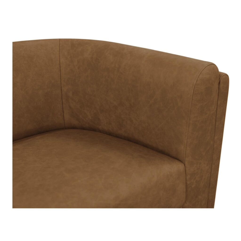 Alora Sofa Tan Leather - Image 5