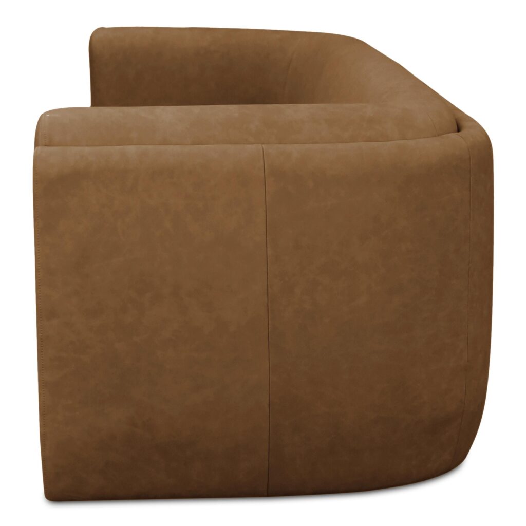 Alora Sofa Tan Leather - Image 3
