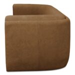 Alora Sofa Tan Leather MM-1002-40 MM 1002 40 Alora side left shadsilo