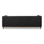 Fielder Sofa Black Leather MM-1003-02 MM 1003 02 Fielder back shadsilo