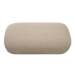 Marion Rectangular Ottoman Beige MO-1002-34 MO 1002 34 Marion front top silo