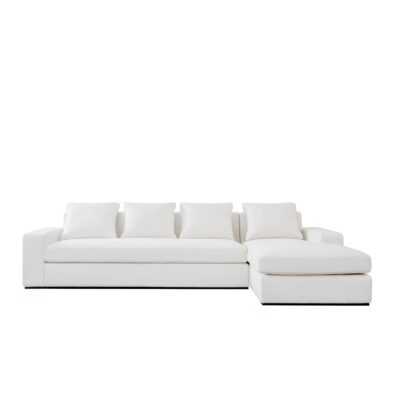 Thomas Right Sectional Ivory