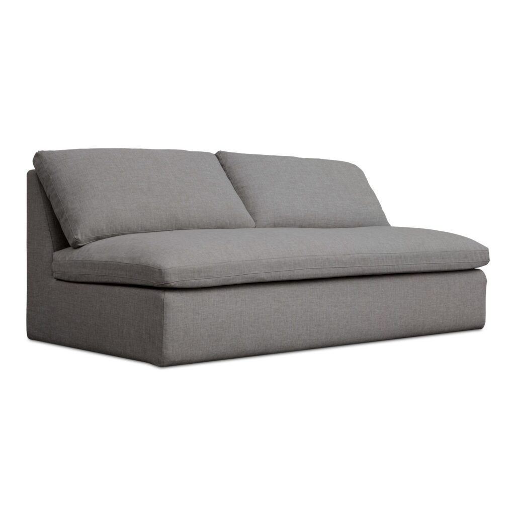 Miles Outdoor Sofa Speckled Light Grey - Image 2