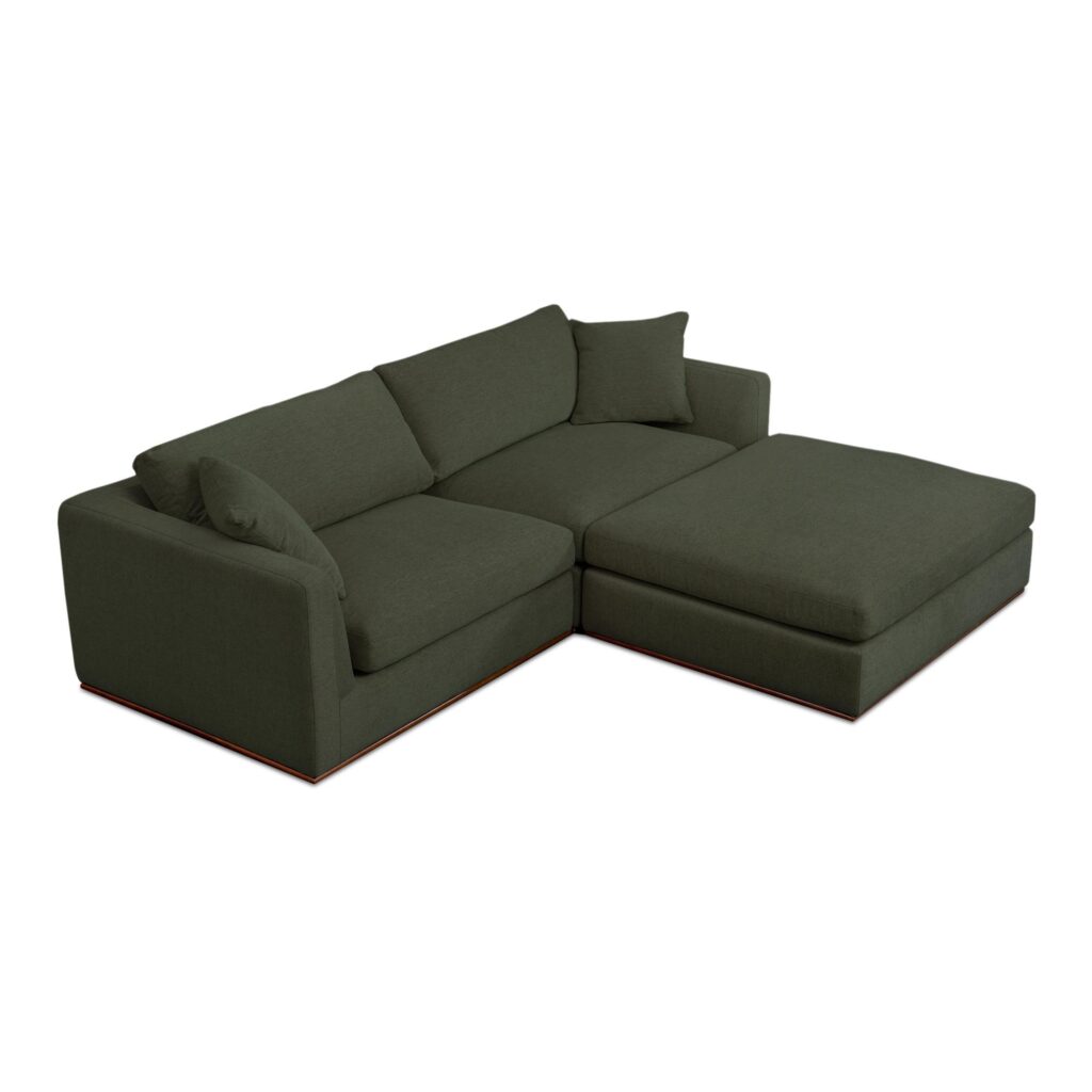 Rue Nook Modular Sectional Dark Green - Image 2
