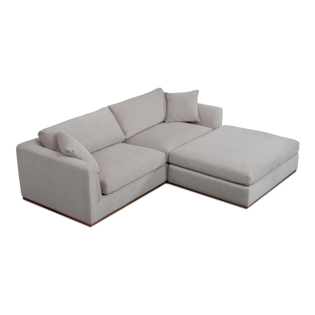 Rue Nook Modular Sectional Flecked Grey - Image 2