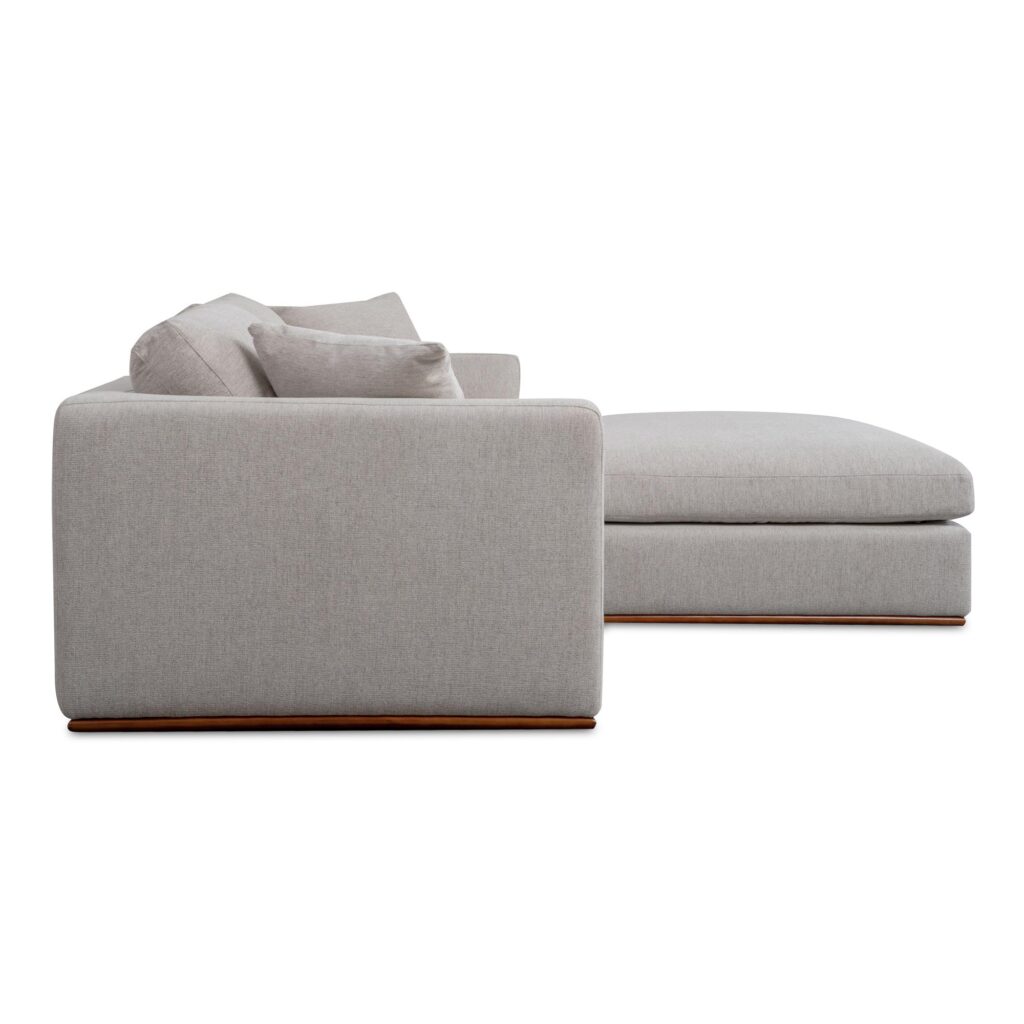 Rue Nook Modular Sectional Flecked Grey - Image 4