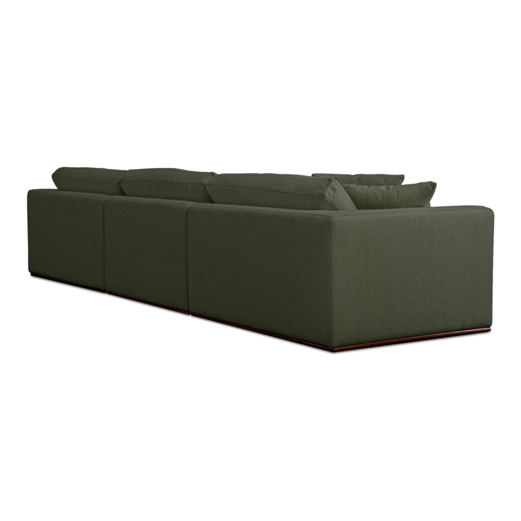Rue Lounge Modular Sectional Deep Green - Image 3