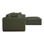 Rue Lounge Modular Sectional Deep Green MO-1018-27 MO 1018 27 Rue side right shadsilo
