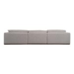 Rue Lounge Modular Sectional Flecked Grey MO-1018-29 MO 1018 29 Rue back shadsilo