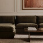 Rue Classic L Modular Sectional Dark Green MO-1020-27 MO 1020 27 11