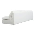Miles Outdoor Modular 2 Piece White MO-1021-18 MO 1021 18 Miles diagR back shadsilo