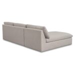 Miles Outdoor Modular 2 Piece Speckled Light Grey MO-1021-29 MO 1021 29 Miles diagL back shadsilo