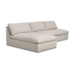 Miles Outdoor Modular 2 Piece Speckled Light Grey MO-1021-29 MO 1021 29 Miles diagR shadsilo