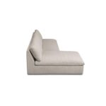 Miles Outdoor Modular 2 Piece Speckled Light Grey MO-1021-29 MO 1021 29 Miles side right shadsilo
