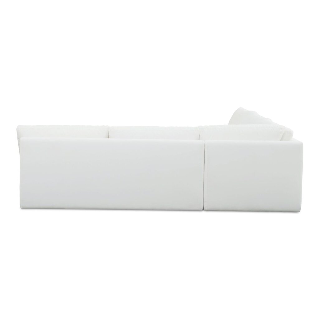 Miles Outdoor Modular 3 Piece White - Image 3