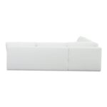 Miles Outdoor Modular 3 Piece White MO-1022-18 MO 1022 18 Miles back shadsilo