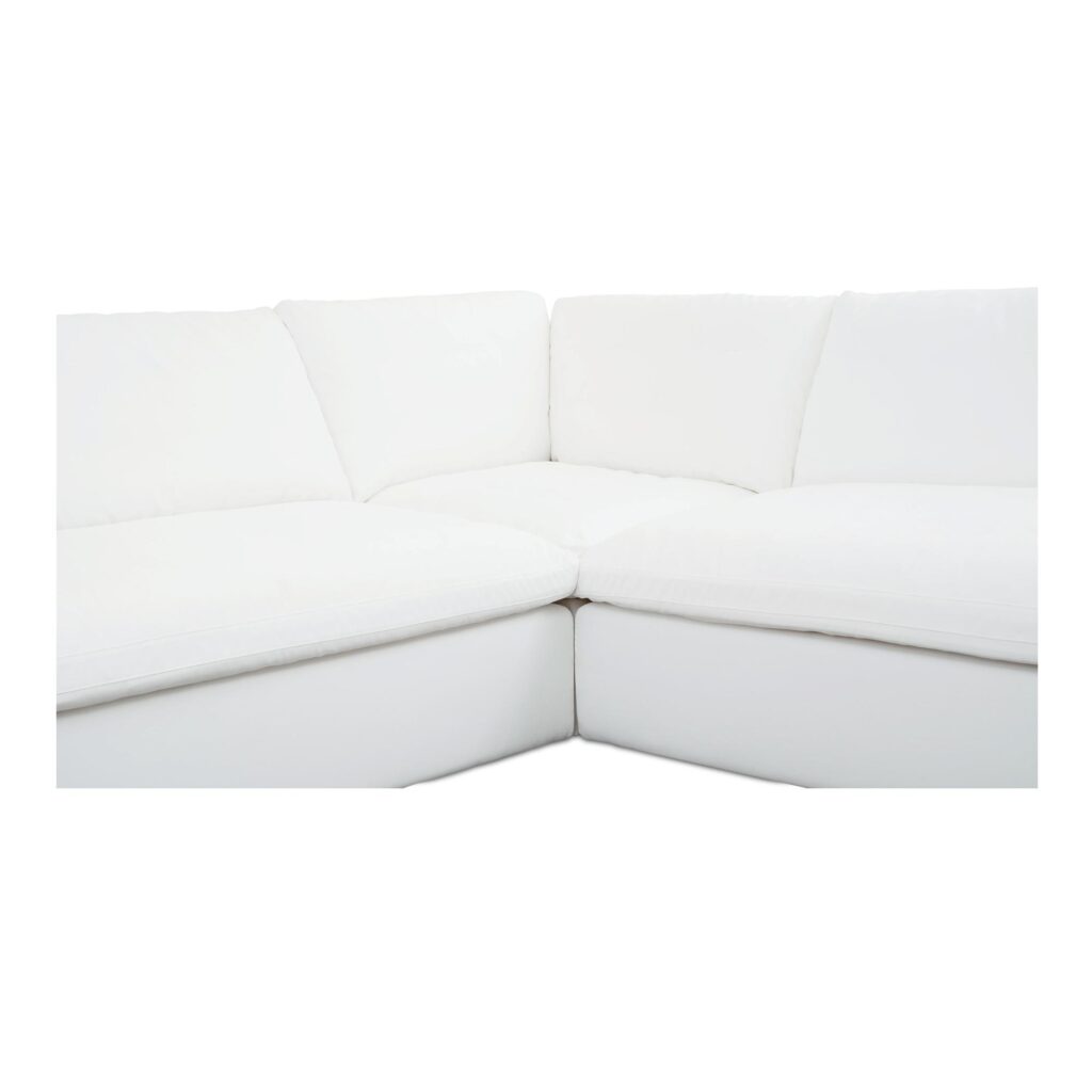 Miles Outdoor Modular 3 Piece White - Image 4