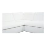 Miles Outdoor Modular 3 Piece White MO-1022-18 MO 1022 18 Miles closeup01 shadsilo