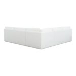 Miles Outdoor Modular 3 Piece White MO-1022-18 MO 1022 18 Miles diagR back shadsilo