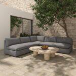 Miles Outdoor Modular 3 Piece Speckled Light Grey MO-1022-29 MO 1022 29 00