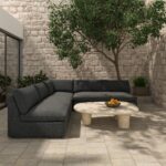 Miles Outdoor Modular 5 Piece Speckled Charcoal MO-1023-07 MO 1023 07 00