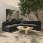Miles Outdoor Modular 5 Piece Speckled Charcoal MO-1023-07 MO 1023 07 01