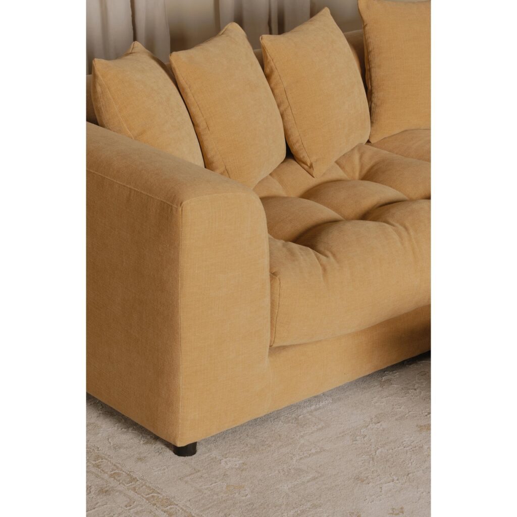 Davie Sofa Golden Yellow - Image 7