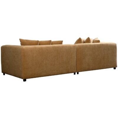 Davie Sofa Golden Yellow MO-1024-09-0 MO 1024 09 0 Davie diagR back shadsilo