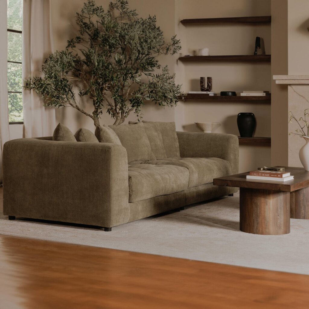 Davie Sofa Olive - Image 9