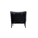 Morgan Outdoor Accent Chair Speckled Charcoal MO-1025-07 MO 1025 07 Morgan back shadsilo