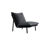 Morgan Outdoor Accent Chair Speckled Charcoal MO-1025-07 MO 1025 07 Morgan diagR shadsilo