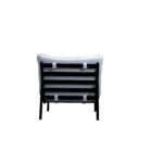Morgan Outdoor Accent Chair White MO-1025-18 MO 1025 18 Morgan back shadsilo