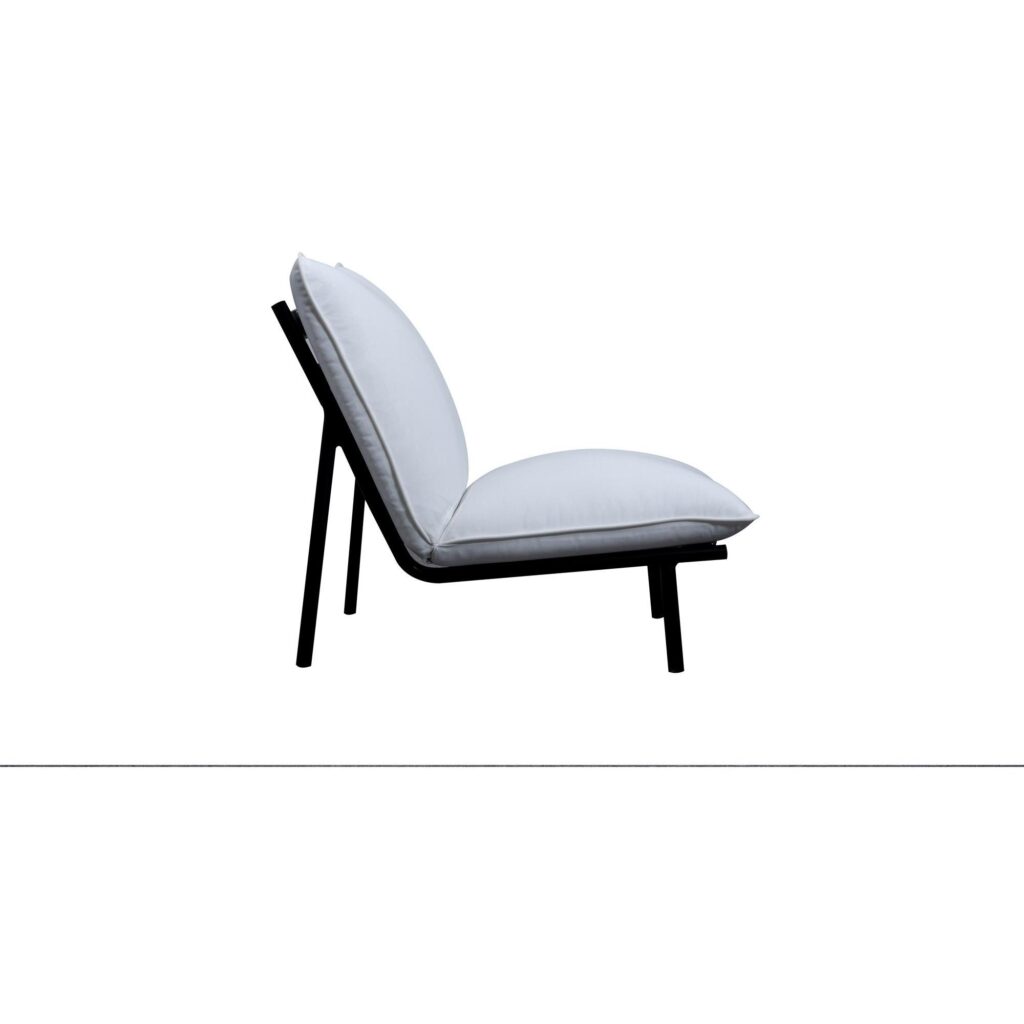 Morgan Outdoor Accent Chair White - Image 3