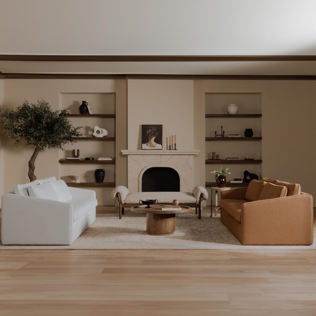 Phoebe Sofa Ivory - Image 9