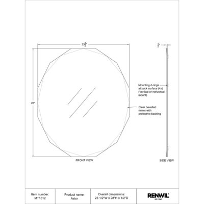 Astor Mirror MT1512 MT1512 2