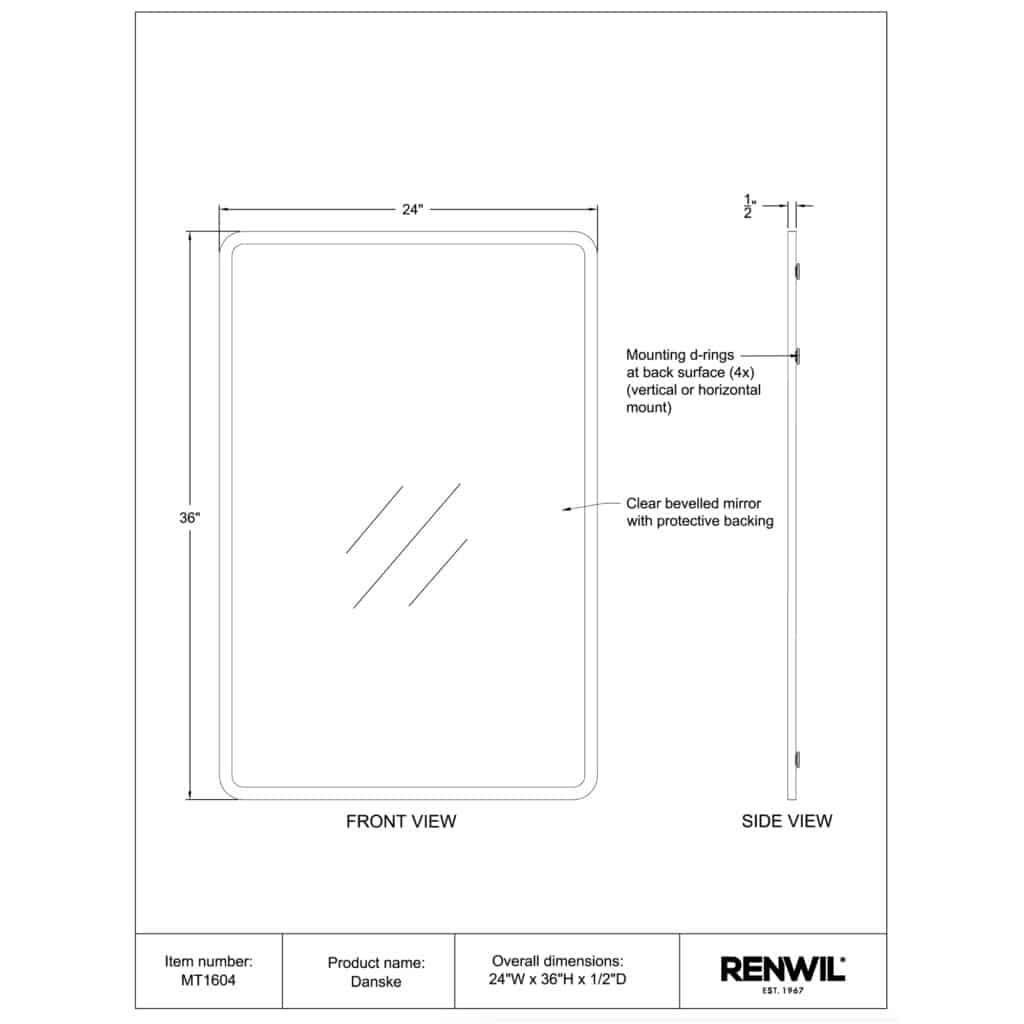 Danske Mirror MT1604 MT1604 TECH