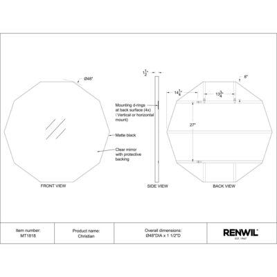 Christian Mirror MT1818 MT1818 5