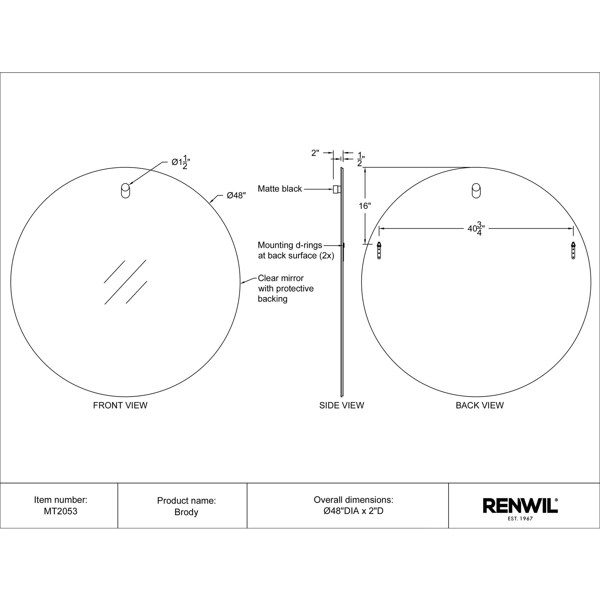 Brody Mirror 4 Brody Mirror - Image 4