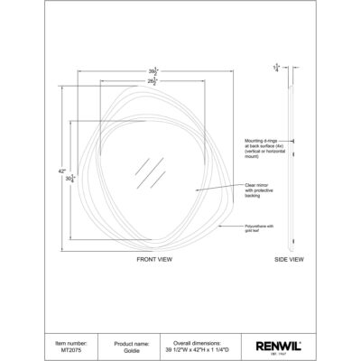 Goldie Mirror MT2075 MT2075 4