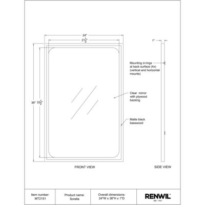 Sorella Mirror MT2151 MT2151 4