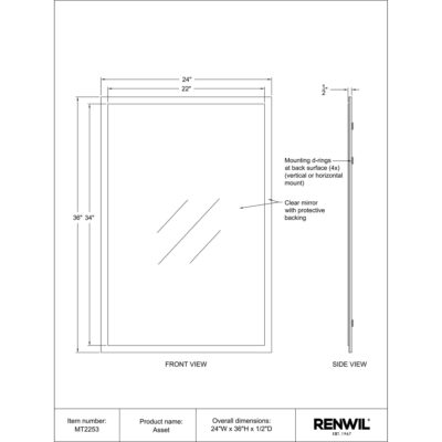 Asset Mirror 10 Asset Mirror MT2253 MT2253 5