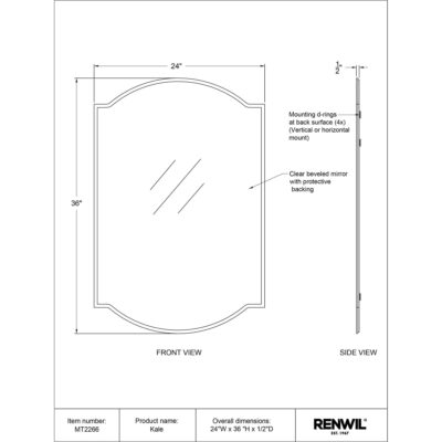 Kale Mirror 12 Kale Mirror MT2266 MT2266 TECH