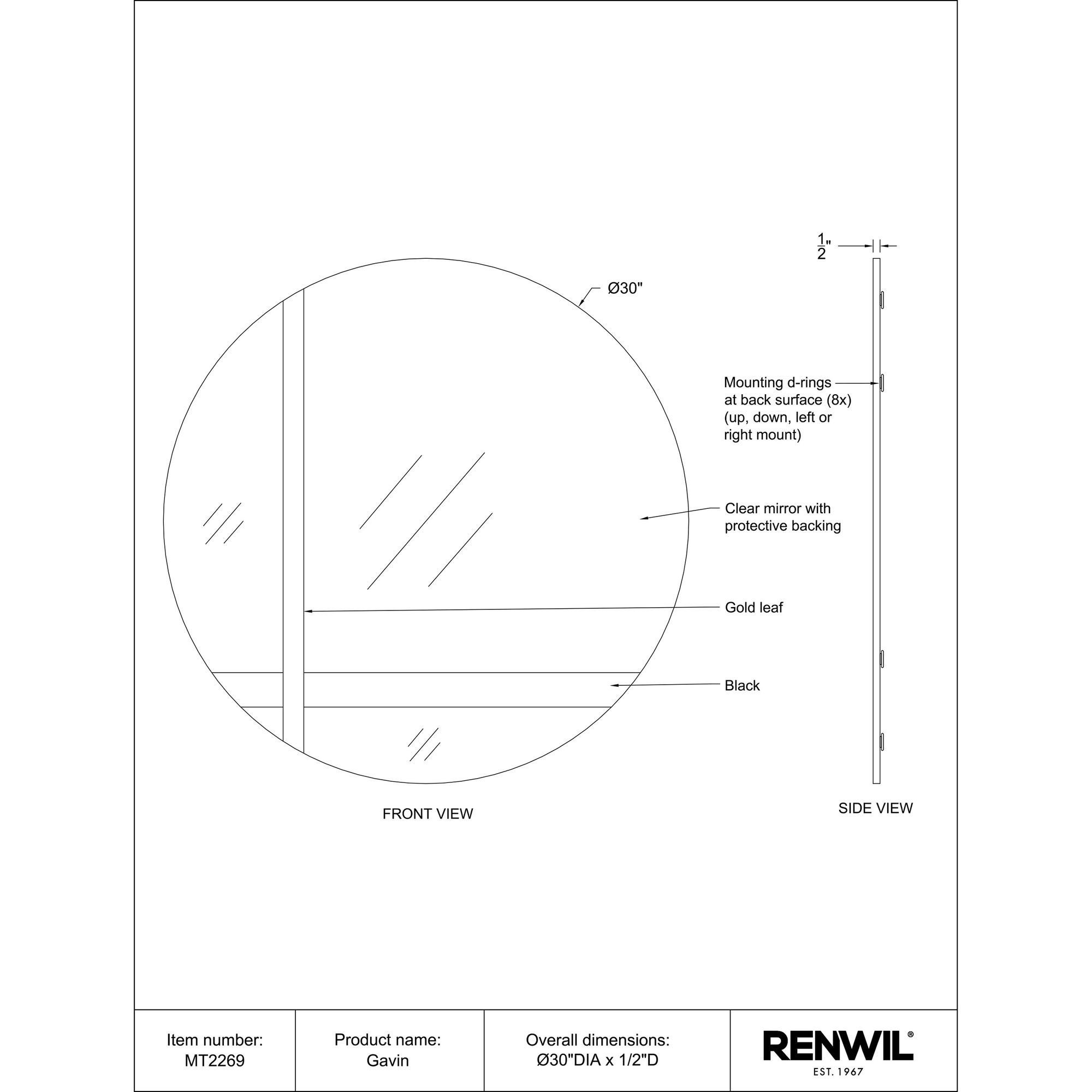 Gavin Mirror 5 Gavin Mirror - Image 5