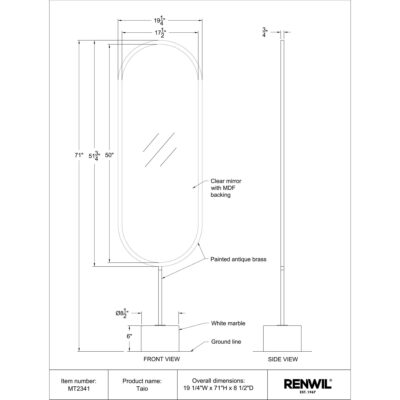 Taio Mirror MT2341 MT2341 6