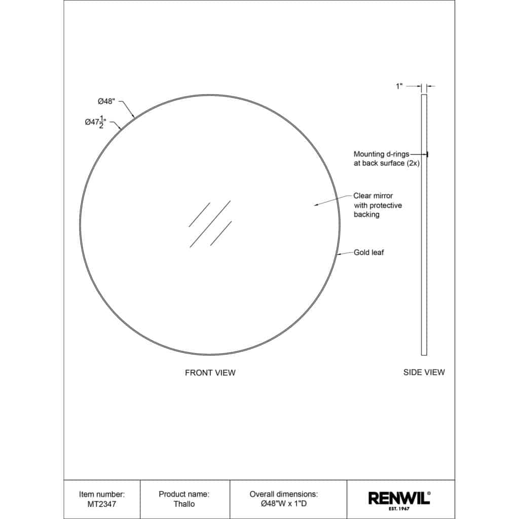 THALLO Mirror MT2347 MT2347 TECH