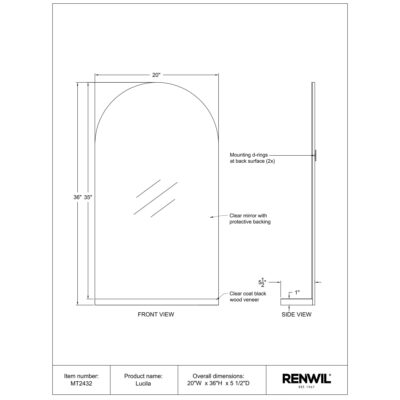 Lucila Mirror 12 Lucila Mirror MT2432 MT2432 6