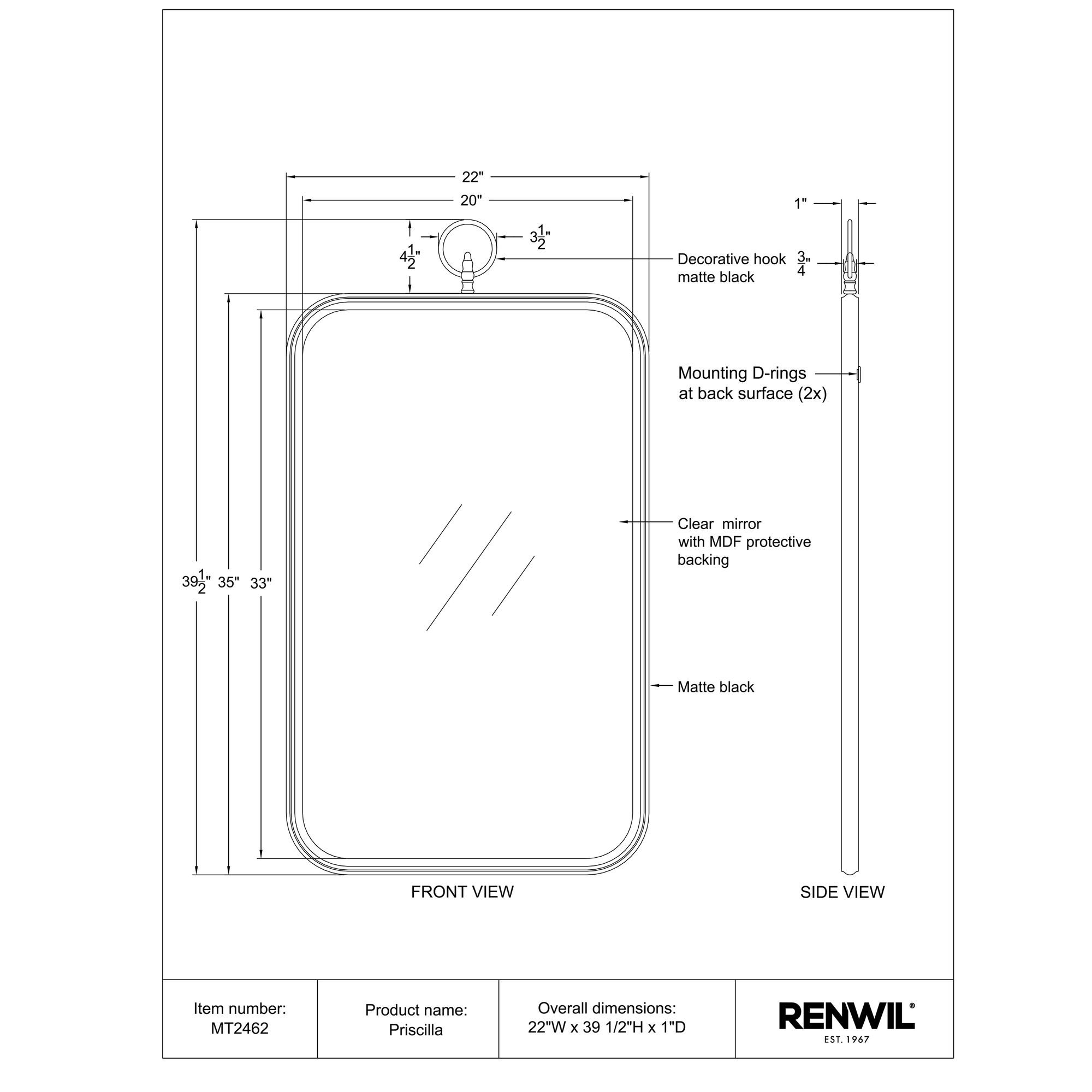 Priscilla Mirror 6 Priscilla Mirror - Image 6