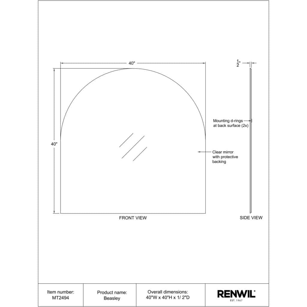 BEASLEY Mirror MT2494 MT2494 TECHNICAL