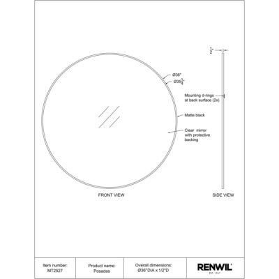 Posadas Mirror 12 Posadas Mirror MT2527 MT2527 6