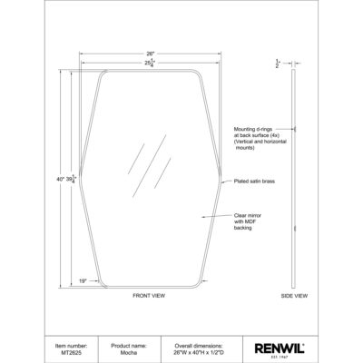 Mocha Mirror MT2625 MT2625 6